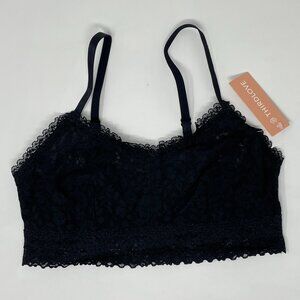 NWT Third Love Floral Lace Black Bra Bralette Mesh Small